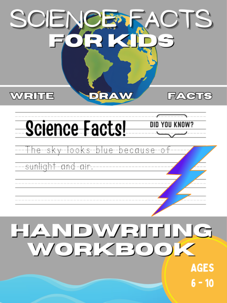 Science Facts Handwriting Practice