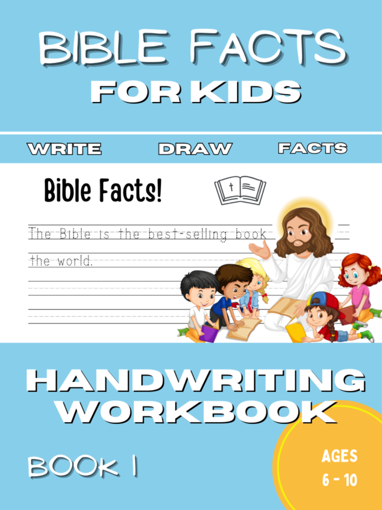 Bible Facts for Kids Handwriting Practice (Book 1)