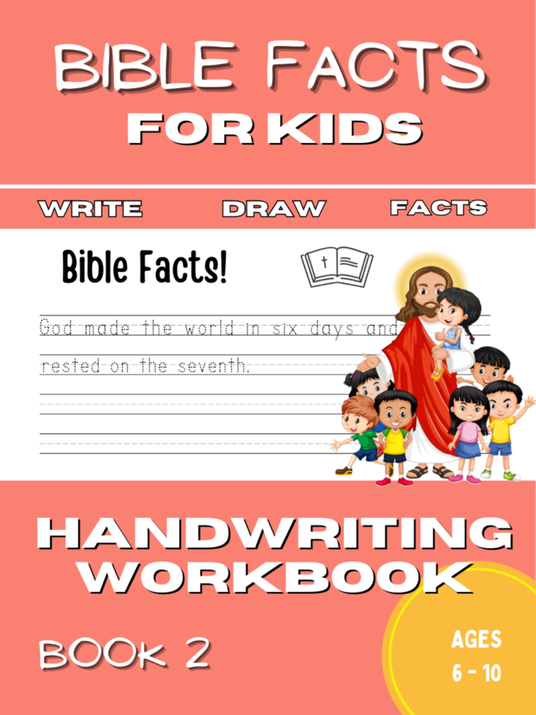Bible Facts for Kids Handwriting Practice (Book 2)