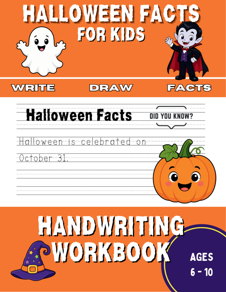 Halloween Facts Handwriting Practice